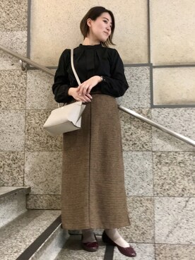 nanaさん（レディース・153cm）の冬コーディネート