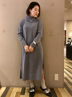 nanaさん（レディース・153cm）の冬コーディネート