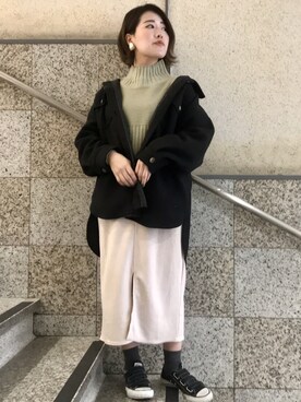 nanaさん（レディース・153cm）の冬コーディネート