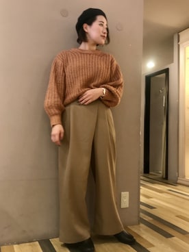 nanaさん（レディース・153cm）の冬コーディネート