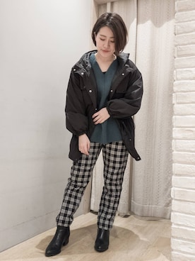 nanaさん（レディース・153cm）の冬コーディネート