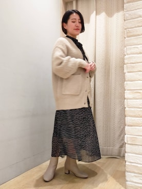 nanaさん（レディース・153cm）の冬コーディネート