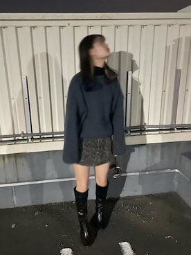 真菜さん（レディース・162cm）の冬コーディネート