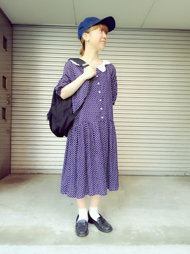 「アイテム（その他シューズ）」を使った、JuRianさん（レディース・149cm）の夏コーディネート