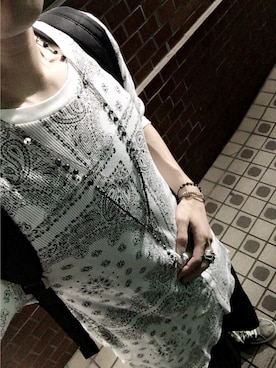 「ROEN（ロエン）のアイテム（アクセサリー）」を使った、cogemaruさん（メンズ・168cm）の秋コーディネート