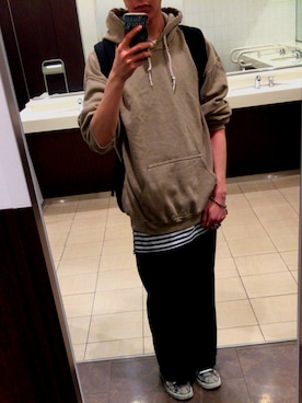 「NO ID.（ノーアイディ）のアイテム（バッグ）」を使った、cogemaruさん（メンズ・168cm）の春コーディネート