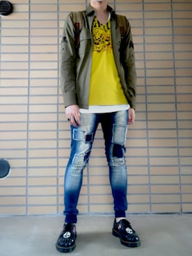 「アイテム（リング）」を使った、cogemaruさん（メンズ・168cm・20代）の春コーディネート