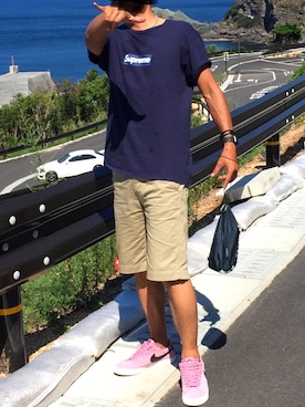 「CUNE（キューン）のアイテム（パンツ）」を使った、rumiroさん（メンズ・171cm）の秋コーディネート