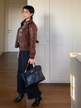 「S MAXMARA（エスマックスマーラ）のアイテム」を使った、eleceyesさん（レディース・155cm）の冬コーディネート