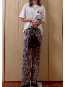 「リエディ」｜「アイテム（アナログ腕時計）」を使った、ぴよさん（レディース・154cm）の春コーディネート