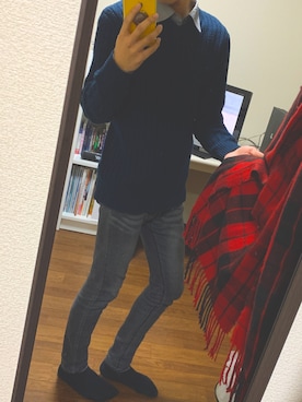 「jiggys shop（ジギーズショップ）のアイテム」を使った、あでぃさん（メンズ・168cm・20代）の冬コーディネート