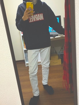 「jiggys shop（ジギーズショップ）のアイテム」を使った、あでぃさん（メンズ・168cm・20代）の春コーディネート