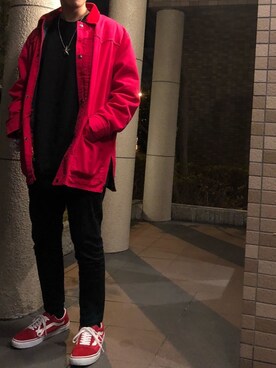 「Cody Sanderson」｜「アイテム（スウェット）」を使った、YU-TAさん（メンズ・172cm）の冬コーディネート