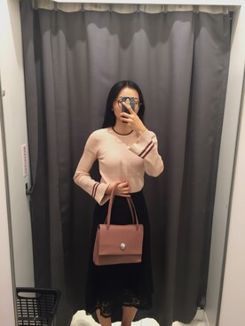 「试衣间」｜行动派啊哒さん（レディース・170cm）の春コーディネート