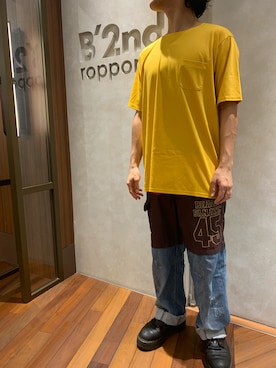 「MINOTAUR（ミノトール）のアイテム」を使った、601 さん（メンズ・172cm）の夏コーディネート