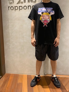 「B'2nd（ビーセカンド）のアイテム（トップス）」を使った、601 さん（メンズ・172cm）の夏コーディネート