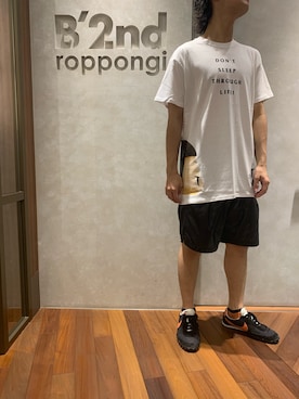 「B'2nd（ビーセカンド）のアイテム（トップス）」を使った、601 さん（メンズ・172cm）の夏コーディネート