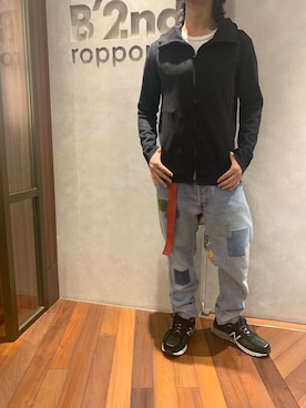 「OURET（オーレット）のアイテム（トップス）」を使った、601 さん（メンズ・172cm）の秋コーディネート