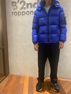 「TATRAS（タトラス）のアイテム（ダウンジャケット/コート）」を使った、601 さん（メンズ・172cm）の秋コーディネート