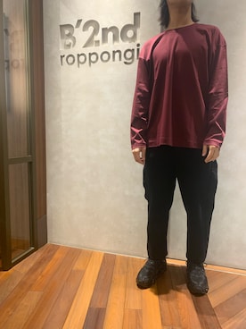 「LUSOR（ルーソル）のアイテム」を使った、601 さん（メンズ・172cm）の秋コーディネート