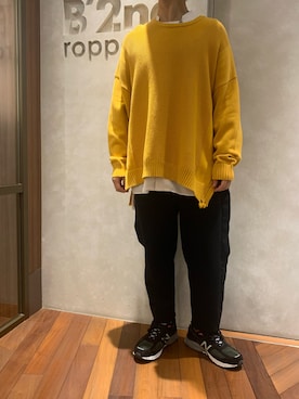 「LUSOR（ルーソル）のアイテム」を使った、601 さん（メンズ・172cm）の秋コーディネート