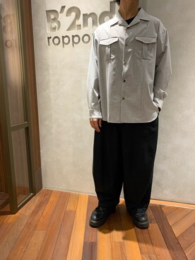 「LUSOR（ルーソル）のアイテム」を使った、601 さん（メンズ・172cm）の冬コーディネート