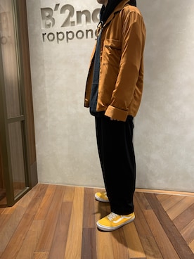 「B'2nd（ビーセカンド）のアイテム（トップス）」を使った、601 さん（メンズ・172cm）の冬コーディネート