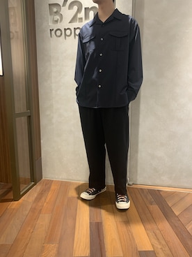 「LUSOR（ルーソル）のアイテム」を使った、601 さん（メンズ・172cm）の冬コーディネート