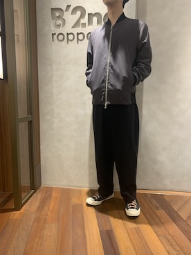 「B2nd」｜601 さん（メンズ・172cm）の冬コーディネート