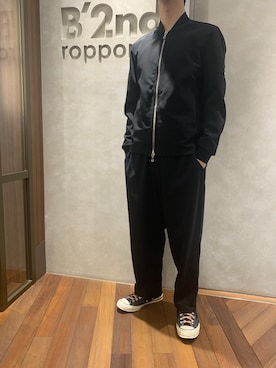 「ATTACHMENT（アタッチメント）のアイテム（ジャケット/アウター）」を使った、601 さん（メンズ・172cm）の冬コーディネート