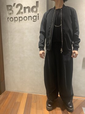 「B2nd」｜「アイテム（ジャケット/アウター）」を使った、601 さん（メンズ・172cm）の冬コーディネート