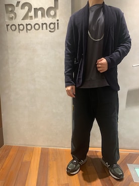 「B2nd」｜601 さん（メンズ・172cm）の春コーディネート