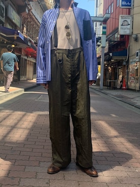 「CRAP EYEWEAR(クラップアイウェア)のアイテム」を使った、601 さん(メンズ・176cm)の夏コーディネート