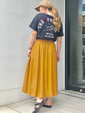 「SCOTCH&SODA（スコッチアンドソーダ）のアイテム」を使った、Ꮪさん（レディース・150cm）の夏コーディネート