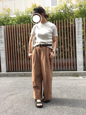 「Marc by Marc Jacobs（マークバイマークジェイコブス）のアイテム（ブレスレット）」を使った、ｗａｋａ＊さん（レディース・153cm）の夏コーディネート