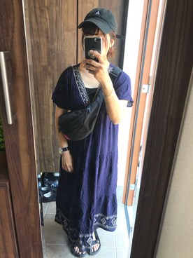 「w closet」｜「アイテム（腕時計）」を使った、ｗａｋａ＊さん（レディース・153cm）の夏コーディネート