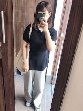 「Fuente （フェンテ）のアイテム」を使った、ｗａｋａ＊さん（レディース・153cm）の夏コーディネート