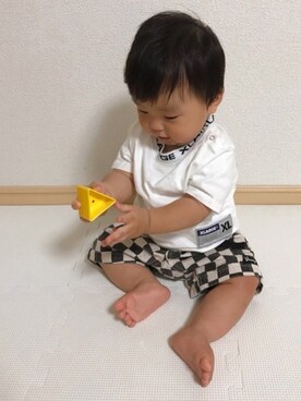 EIMA.SAEさん（キッズ・70cm）の夏コーディネート