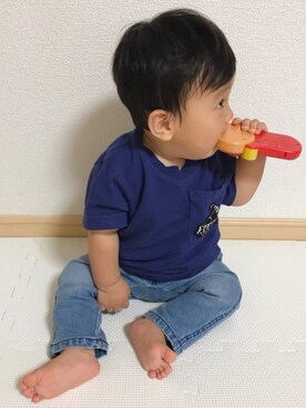 EIMA.SAEさん（キッズ・70cm）の夏コーディネート