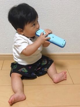 EIMA.SAEさん(キッズ・70cm)の夏コーディネート