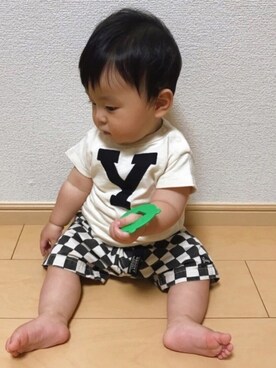 EIMA.SAEさん（キッズ・70cm）の夏コーディネート
