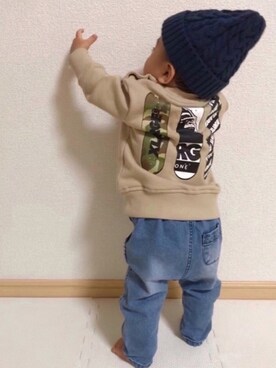 EIMA.SAEさん(キッズ・70cm)の秋コーディネート