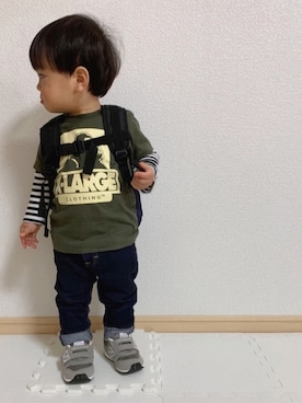 EIMA.SAEさん（キッズ・80cm）の春コーディネート