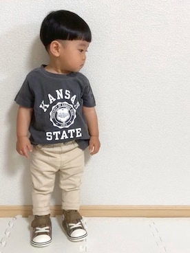 EIMA.SAEさん（キッズ・80cm）の春コーディネート