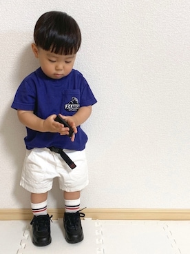 EIMA.SAEさん（キッズ・80cm）の夏コーディネート