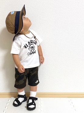 EIMA.SAEさん（キッズ・74cm）の夏コーディネート