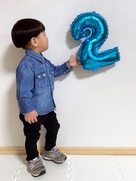 EIMA.SAEさん(キッズ・80cm)の秋コーディネート