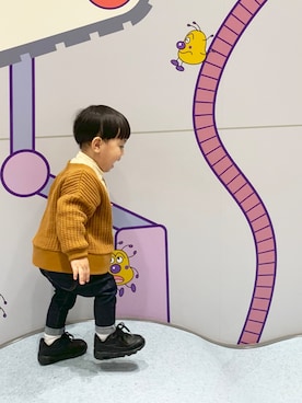 EIMA.SAEさん（キッズ・80cm）の秋コーディネート