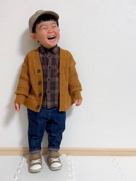 EIMA.SAEさん（キッズ・80cm）の冬コーディネート