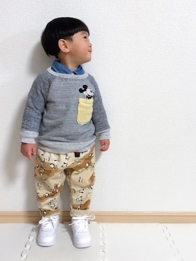 EIMA.SAEさん(キッズ・80cm)の冬コーディネート